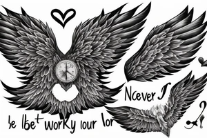 NEVER STOP WORKING YOU HAVE TO BE RICH
wings 
man with many women tattoo idea