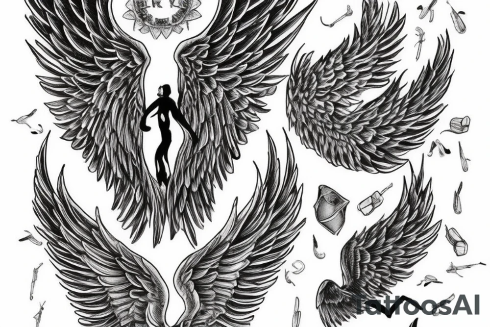 NEVER STOP WORKING YOU HAVE TO BE RICH
wings
man with many women tattoo idea
