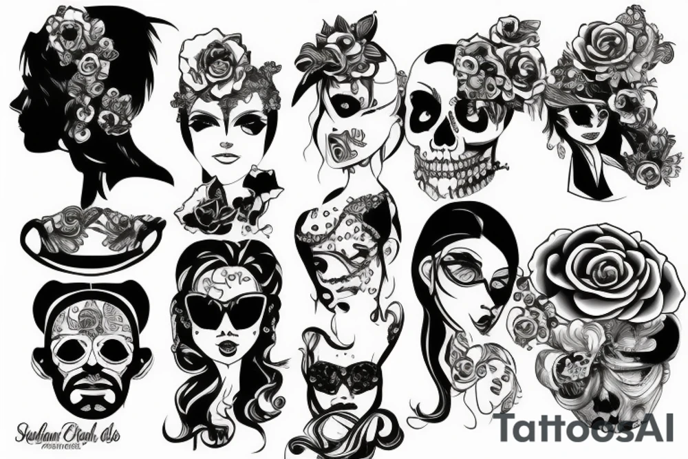 digital pimp tattoo idea