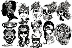 digital pimp tattoo idea