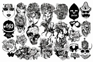 digital pimp tattoo idea