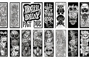 digital pimp tattoo idea
