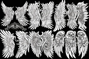 digital pimp
wings tattoo idea