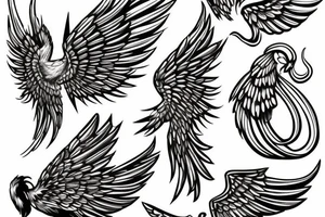 digital pimp
wings tattoo idea
