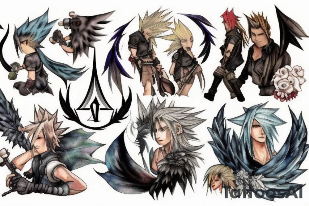 Final fantasy 7 tattoo idea