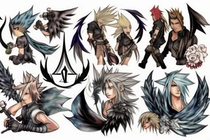 Final fantasy 7 tattoo idea