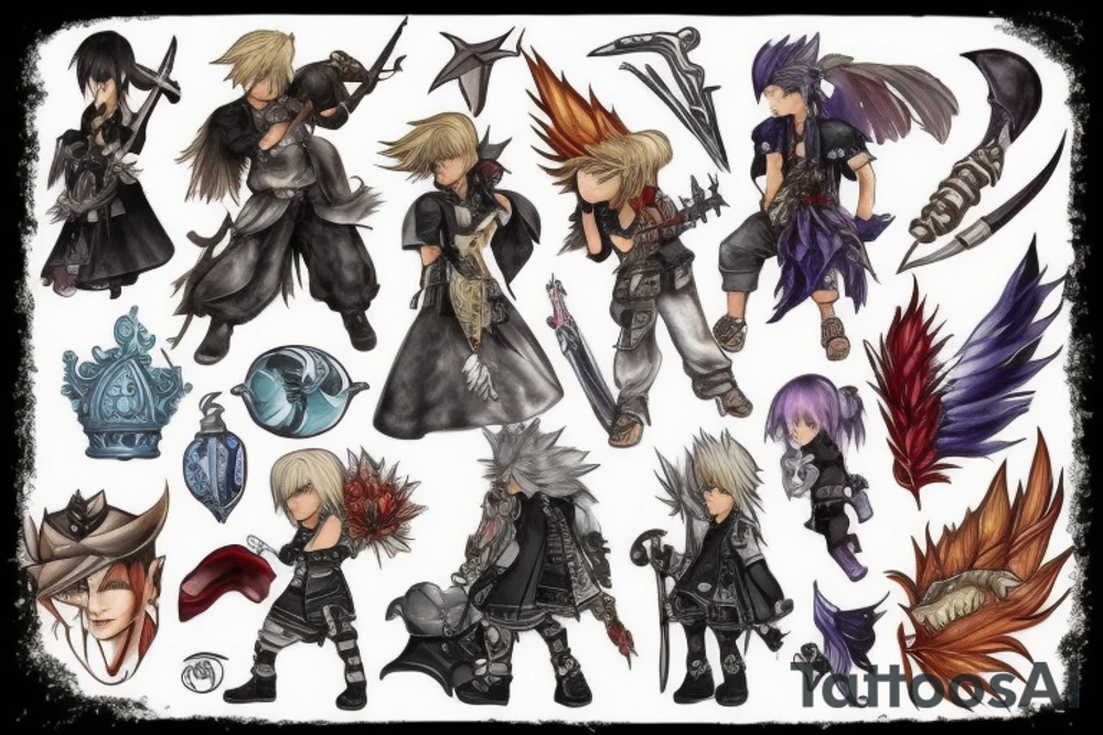 Final fantasy tattoo idea