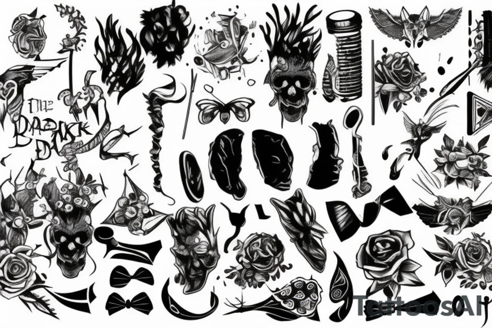 Way through the dark tattoo idea