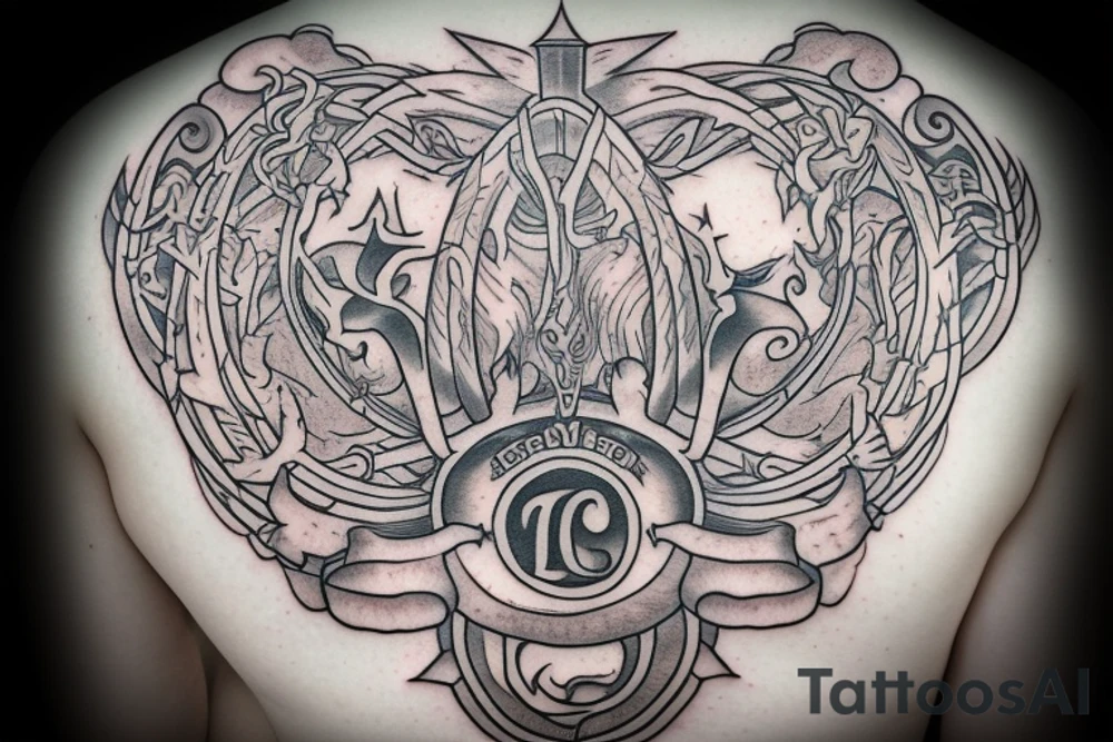 Eris Management brand logo that will make us rich tattoo idea
