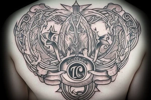 Eris Management brand logo that will make us rich tattoo idea