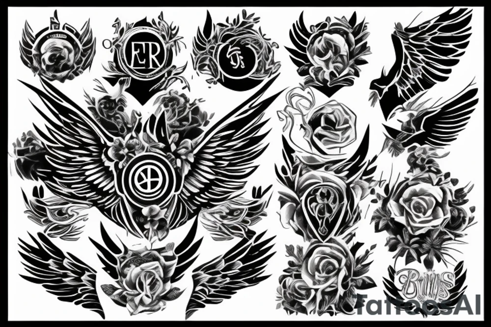 Eris Management brand logo that will make us rich
wings tattoo idea