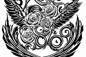 the perfect Eris Management brand logo that will make us rich 
wings tattoo idea