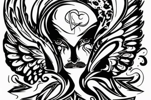 the perfect Eris Management brand logo that will make us rich 
wings tattoo idea