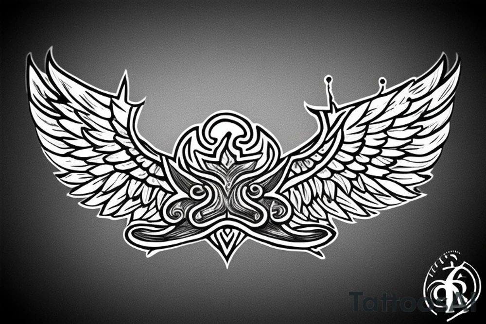 the perfect Eris Management brand logo that will make us rich
wings tattoo idea