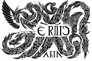 the perfect Eris Management brand logo that will make us rich 
wings
godess tattoo idea