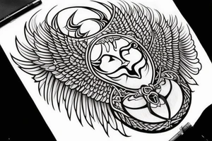 the perfect Eris Management brand logo that will make us rich 
wings
goddess tattoo idea