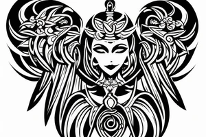 the perfect Eris Management brand logo that will make us rich 
wings
goddess tattoo idea