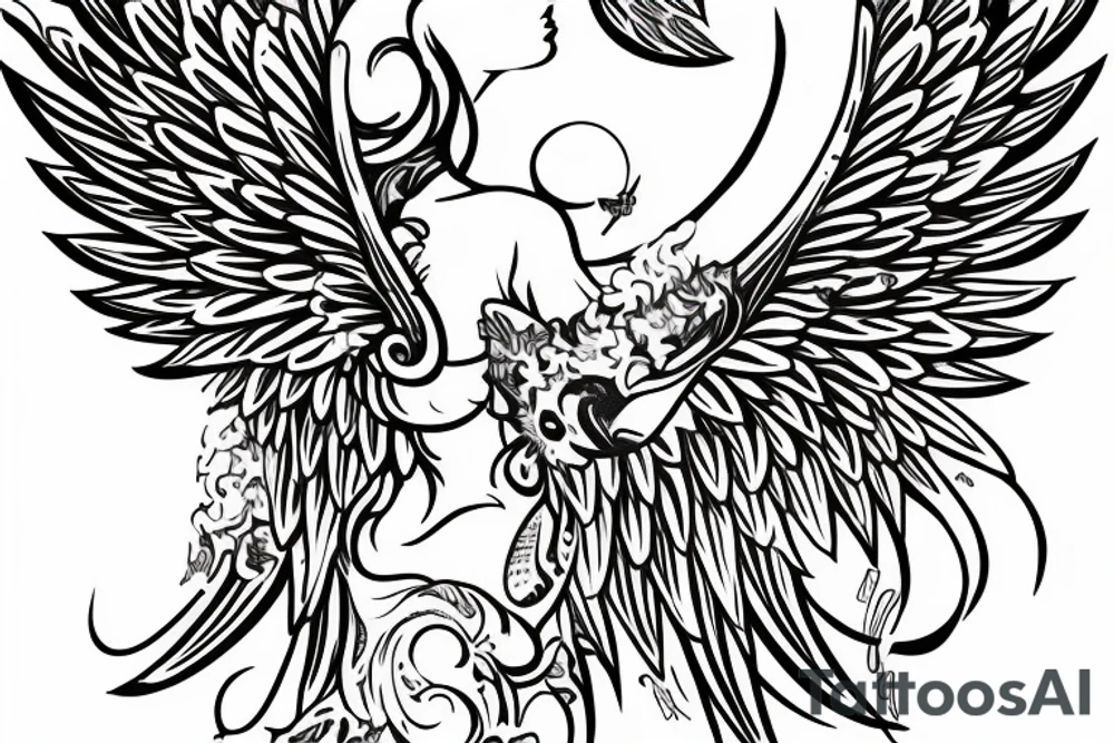the perfect Eris Management brand logo that will make us rich
wings
goddess tattoo idea