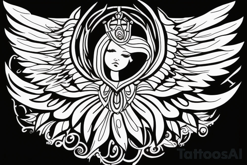 the perfect Eris Management brand logo that will make us rich
wings
goddess tattoo idea