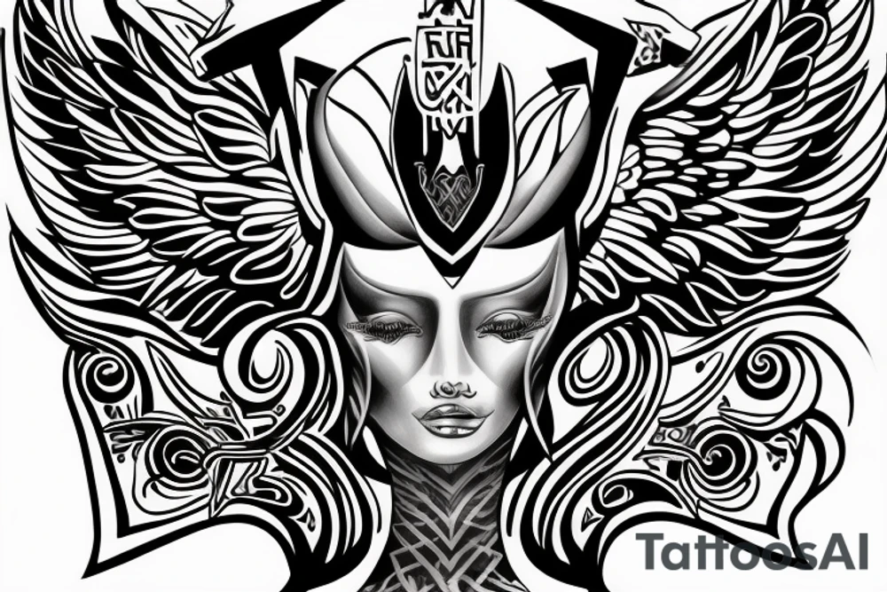 the perfect Eris Management brand logo that will make us rich
wings
goddess tattoo idea
