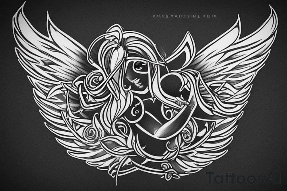 the perfect Eris Management brand logo that will make us rich
wings
goddess tattoo idea