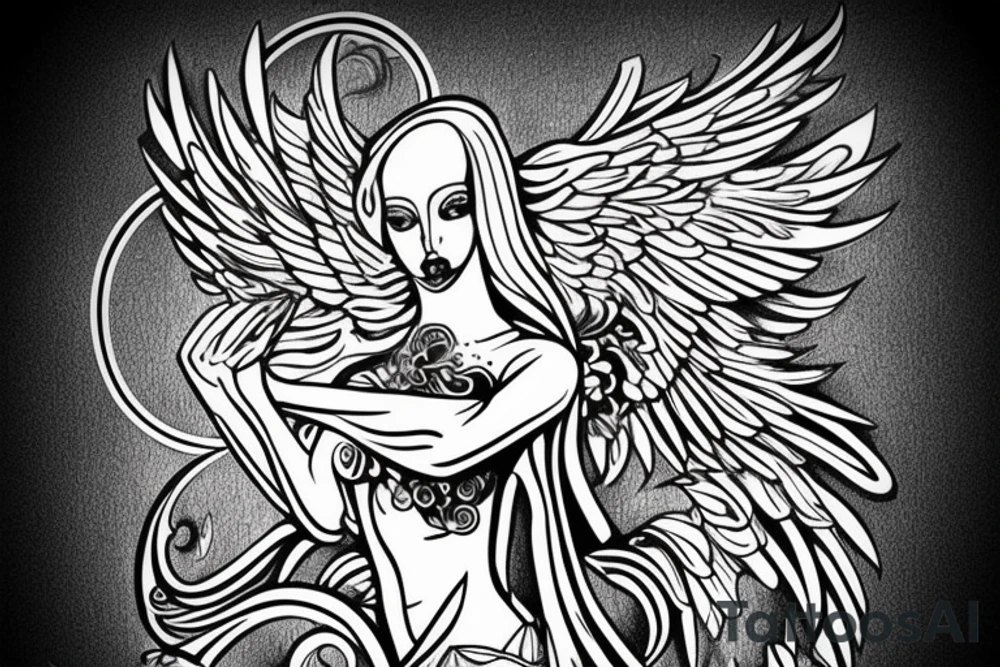 the perfect Eris Management brand logo that will make us rich
wings
goddess tattoo idea