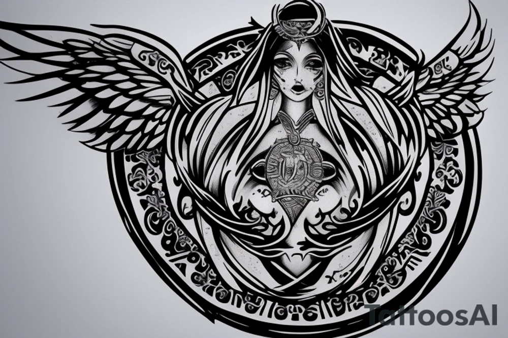 the perfect Eris Management brand logo that will make us rich
wings
goddess tattoo idea