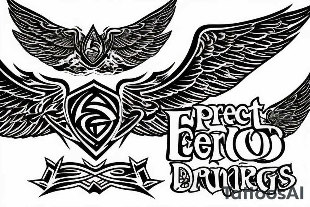 the perfect Eris Management brand logo that will make us rich 
wings
goddess tattoo idea