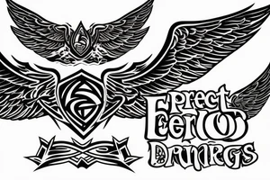 the perfect Eris Management brand logo that will make us rich 
wings
goddess tattoo idea