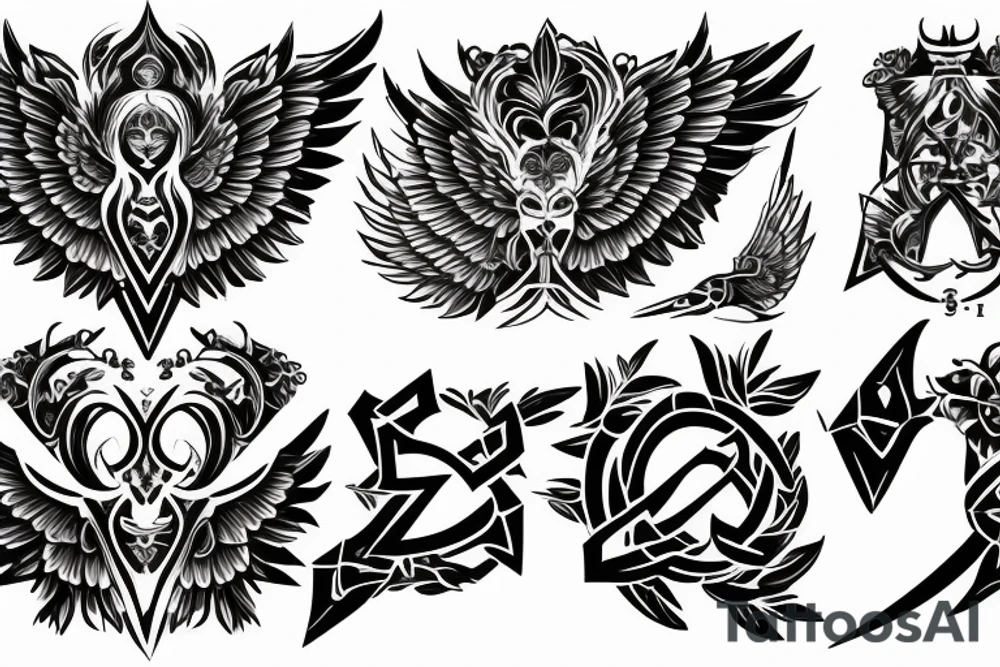 the perfect Eris Management brand logo that will make us rich 
wings
goddess tattoo idea