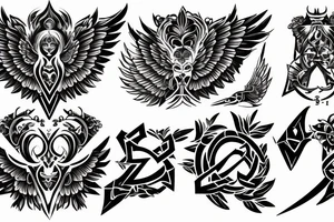 the perfect Eris Management brand logo that will make us rich 
wings
goddess tattoo idea