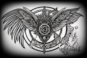 the perfect Eris Management brand logo that will make us rich 
wings
goddess tattoo idea