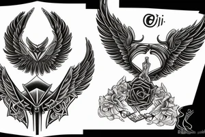 the perfect Eris Management brand logo that will make us rich 
wings
goddess
perfection tattoo idea