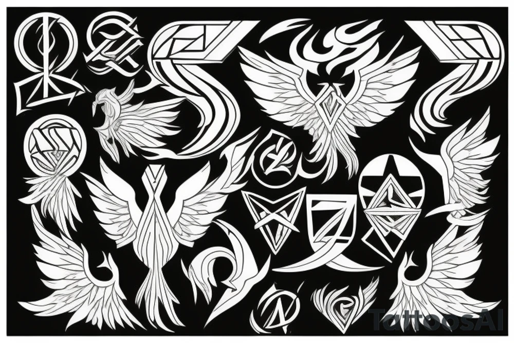 phoenix tattoo idea