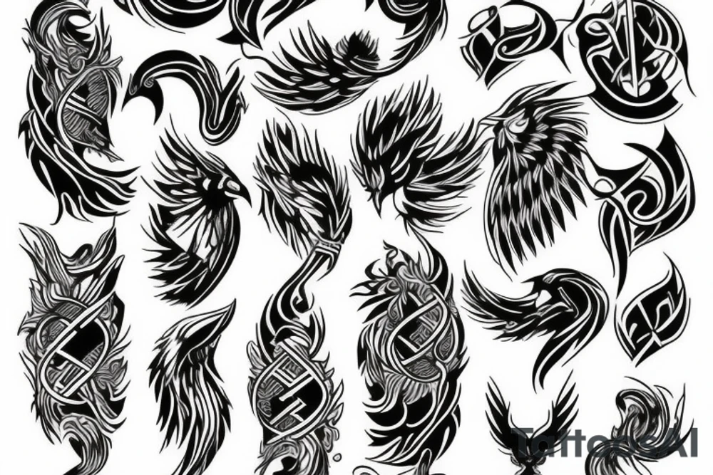 phoenix tattoo idea