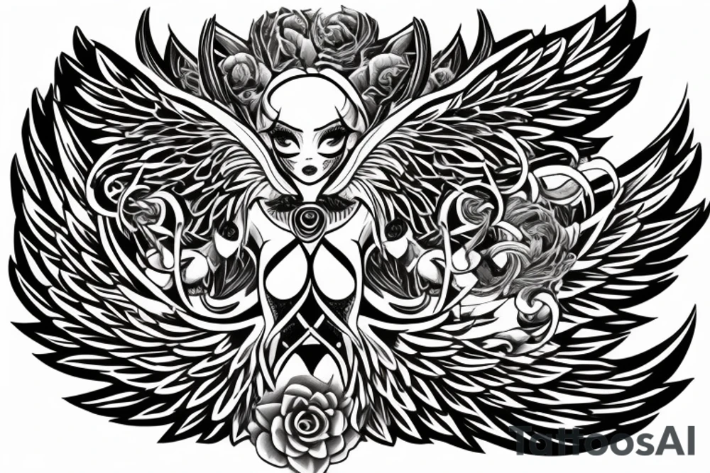 the perfect Eris Management brand logo that will make us rich 
wings
goddess
perfection tattoo idea