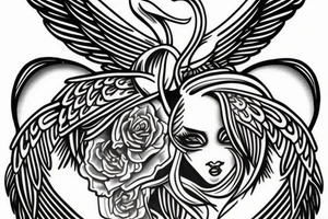 the perfect Eris Management brand logo that will make us rich 
wings
goddess
perfection tattoo idea