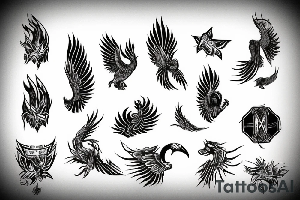 phoenix tattoo idea