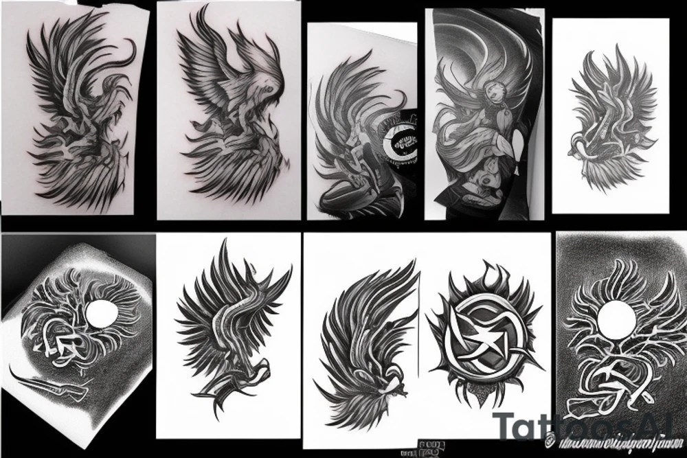 phoenix tattoo idea