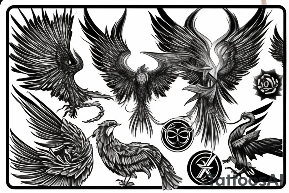 phoenix tattoo idea