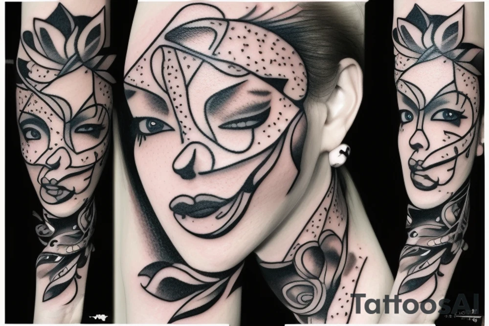 my face tattoo idea