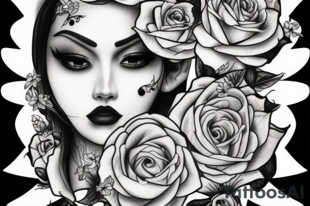 my face tattoo idea