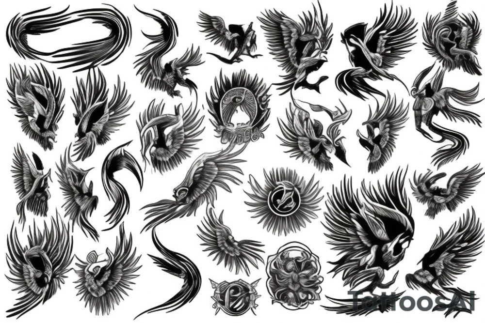 phoenix tattoo idea