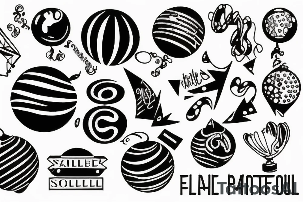mirrorball tattoo idea