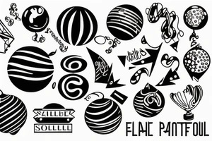 mirrorball tattoo idea