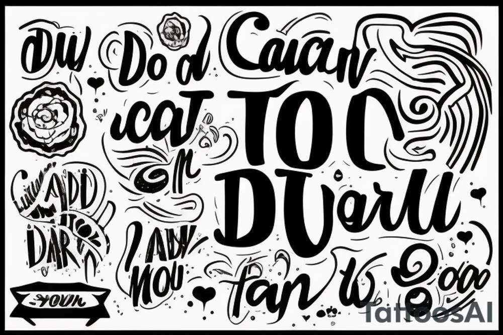 you can do it tattoo idea