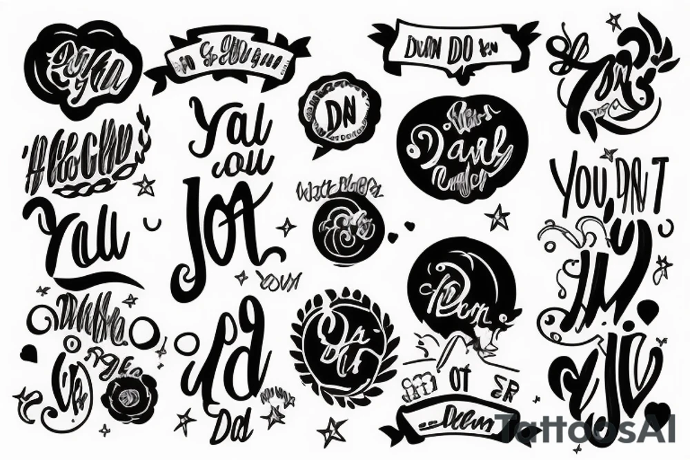 you can do it tattoo idea