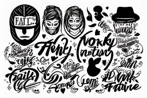 WORK
MOTIVATION
HONESTY
LOYALTY
SUCCESS tattoo idea