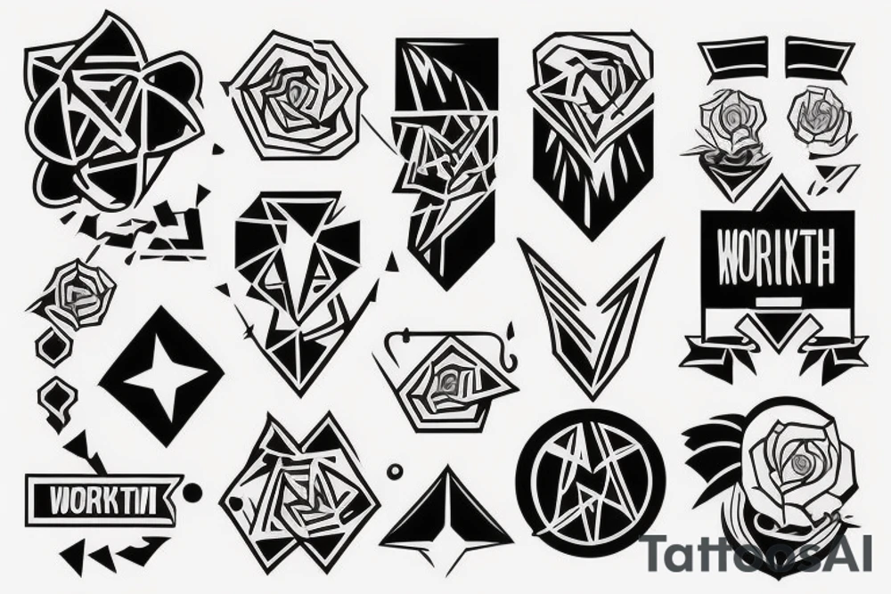 WORK
MOTIVATION
HONESTY
LOYALTY
SUCCESS tattoo idea