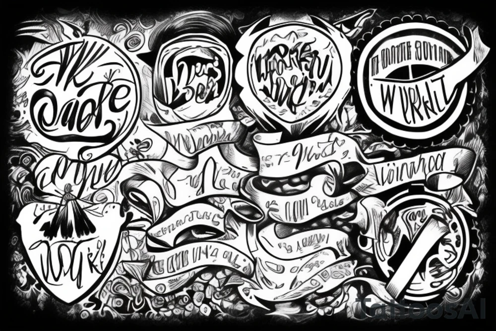 WORK
MOTIVATION
HONESTY
LOYALTY
SUCCESS tattoo idea
